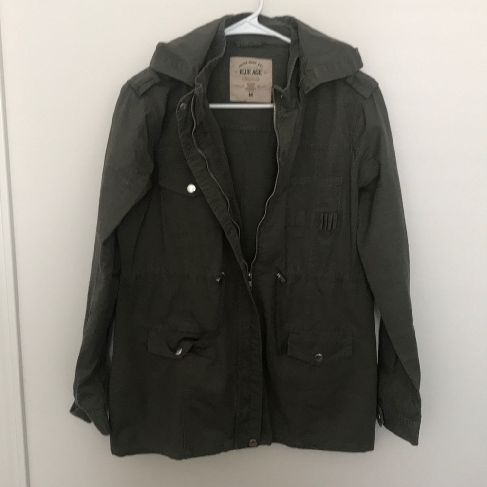 OLIVE CARGO JACKET
